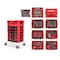 Tekton 248-Piece Tool Set in Modular Stacking Tool Cart (6-Drawer) OLB99007 - alternate 1