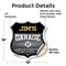 Signmission Jim's Garage I Can Fix Everything But Stupid, 18 Inch X 18 Inch, Vinyl Decal SHI-D-18-490-JIM - alternate 4