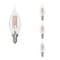 Bulbrite LED Filament 5W, Dimmable CA10, Clear Glass, E12 Base, 2700K, 750 Lm, 4PK 862857 - alternate 1