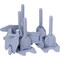 Barwalt PLS Revolve 1/8" Spacer Bases, Tile Leveling System, 100PK 3SPIN100 - alternate 3