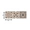 Homeroots 8" X 8" Espresso Brown Mosaic Peel And Stick Removable Tiles 390817 - alternate 3