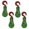 Mytee Products 2 Ton Snatch Block w/ SHACKLE Crane 3/8 Wire Rope Sheave Tow Axle Lift Truck, 4PK SB3-2x4 - alternate 2