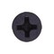 Auveco Phillips Flat Head Tapping Screw 6 x 1/2in Black Oxide, 100PK 12801 - alternate 2