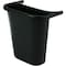 Rubbermaid Commercial Rectangular Recycling Bin, Gloss Brass/Satin Brass FG295073BLA - alternate 1