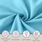 Lavish Home 3-Piece Brushed Microfiber Twin Sheet Set Bedding with Fitted and Flat Sheets Plus Pillowcase 66-MF75S-T-LTBL - alternate 5