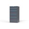 Strong Hold 5 drawer cabinet - (1x 7ft, 1x 8ft, 2x 11ft, 1x 12ft) - Blue accents - Keyed Different S3060-PPDAS-0501FS - alternate 3