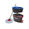 O-Cedar Mop with Bucket EasyWring Rinse Clean 12in W Spin Black/Red 168534 - alternate 3