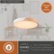Vaxcel Everette 16.5-In. LED Flush Mount Ceiling Light, White and Natural Wood, RGB, Remote C0361 - alternate 6