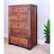 Homeroots 36" Natural Solid Wood Five Drawer Chest 524574 - alternate 7