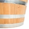 Real Wood Products 16.5 in. H X 26 in. W X 26 in. D Wood Half Wine Barrel Planter Natural G3054 - alternate 3
