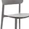 Flash Furniture Dover Indoor-Outdoor Stacking Patio Chair w/Curved Backrest, All-Weather Resin Chair in Gray DHF-340-APP-GRY-GG - alternate 5