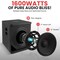 Pyle 1600 Watt Box Subwoofer Speaker System Set PW12SUBA - alternate 2