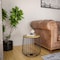 Leisuremod Round 15 in W, 16 in L, Manufactured Wood/Steel, Natural Wood RTBL-15NW - alternate 3