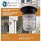 Boston Harbor HV-66919-BK3L Porch Light Fixture, 60 W, CFL Lamp, A19 Bulb, Black HV-66919-BK3L - alternate 2