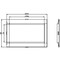 Siemens cover frame for door cutout 139.6 x 70.7 mm WxH accessory for: circuit 3VA9164-0SB10 - alternate 3