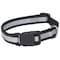 Guardian Gear Dog Collar, 18 to 26 in L Collar, 1 in W Collar, Nylon, Black, Reflective Taping ZA984 18 17 - alternate 1