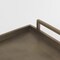 Homeroots 15in Gold Metal Hand Finished Vanity Tray With Handles 731276 - alternate 3