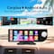 Wrightmaster 10.26 in HD Touch Screen Car Stereo, with CarPlay, Android Auto, FM radio, White Built-in Clock ZR-Dial-white - alternate 4