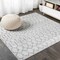 Jonathan Y Moroccan HYPE Boho Vintage Diamond Cream/Gray 3 ft Square Area Rug MOH101B-3SQ - alternate 1