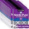 Nordic Pure 14x14x1 Plus Carbon Pleated Air Filter, High Capacity, MERV 8, 24 PK 14x14x1PM8C-24 - alternate 1