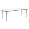 Flash Furniture Wren 72 in x 30 in Adjustable Height Activity Table, Thermal Laminate Top, Short Legs, White XU-A3072-REC-WHT-T-P-GG - alternate 1