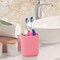 Acrimet Jumbo Pencil Holder Pen Cup Caddy Super Sized Desktop Organizer Solid Pink 934.9 - alternate 3
