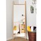 Homeroots 64" Natural Novelty Wood Framed Standing Mirror 565049 - alternate 3