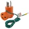 Ac Works Plug Adapter, 10-30R, 14-30P, 10-30P, 14-30P, 0 ft., Orange AD14301030 - alternate 1