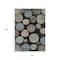 Homeroots 10' X 14' Black Fern Green And Teal Blue Geometric Washable Indoor Outdoor Area Rug 630560 - alternate 5