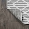 Jonathan Y Ararat High-Low Pile Moroccan Diamond Modern Black/Ivory 2 ft. x 10 ft. Indoor/Outdoor Runner Rug SBH105B-210 - alternate 6