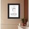 Homeroots Correct Way to Hang Toilet Paper Black Framed Print Bathroom Wall Art 530088 - alternate 3