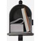Gibraltar Grayson T1 Gray Steel Rural Post Mount Mailbox ST1000AM - alternate 2