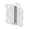 Prime-Line Storm and Screen Door 2-Self Closing and 1-Adjustable Hinge Set 2-3/4 in, Screws, White K 55552 - alternate 5
