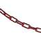 Mr. Chain 1.5" x 100' Crimson Plastic Safety Chain 30058-100 - alternate 1