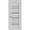 Sartodoors Interior Door 30 x 80 inches, BASIC 4901 White with Black Glass, Single Regular Panel Frame Handle BASIC4901ID-WS-30 - alternate 1