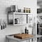 Amgood 36 in. 2-Tier Stainless Steel Wall Shelf - 12 in. x 36 in. x 16 in. AMG WMSS-1236-2T-Z - alternate 5