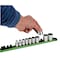 Performance Tool 1/4 in. Dr. Magnetic Socket Rail, Twist Lock, 14 Socket Capacity W36190 - alternate 2
