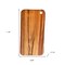 Homeroots Natural Rounded Rectangle Anti-Bacterial Cutting Board 469159 - alternate 2