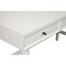 Homeroots 52" White Solid Manufactured Wood Writing Desk with Three Drawers 524099 - alternate 6