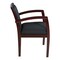 Office Star Products Kenwood Collection Upholstered Back Guest Chair, Mahogany KEN79MAH-3 - alternate 5