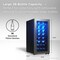 Tcl 3.4 Cu. Ft. 38-Bottle Wine Cooler, Low Noise Operation, Digital Controls, LED Lighting, Glass Doors TRW38F6AS - alternate 3