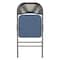 Elama 4 Piece Metal Folding Chair with Padded Seats in Dark Blue ELM-J0369B-DB - alternate 7