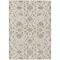 Homeroots 9' X 12' Ivory Brown And Gray Moroccan Washable Indoor Outdoor Area Rug 605161 - alternate 5