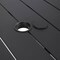 Leisuremod Chelsea Aluminum Outdoor 63in Dining Table, Black CT63BL - alternate 4