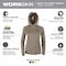 Milwaukee Tool Hoodie, XS, Brown, Women's F550N-XS - alternate 8