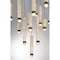 Euf Cambre, Chandelier , 16-Light, 32", Antique Brass, Travertine 50131-020 - alternate 4