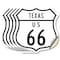 Signmission Texas Route Marker Shield Sign Us 66, 4 inch X 4 inch, Vinyl Decal, 5PK SHI-D-5PACK-4-466 - alternate 1