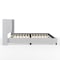 Martha Stewart Kay King Upholstered Platform Bed w/Channel Stitched Wingback Headboard/Cushioned Siderails, Gray TW-3WDB03-K-GY-MS - alternate 5