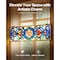 Vevor Stained Glass Window Panel Tiffany Style Hanging Window Panel 35.1"x12.9" NC-SG08 - alternate 4