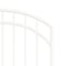 Nuvo Iron 33-in W x 56-in H Glossy Wht Coral Gate Arched 36-in W Opening SC Hardware W/Dbl Side Handle ICGA3356GW - alternate 3